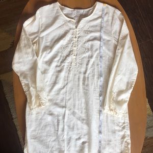 J. Crew linen tunic top